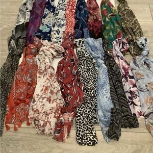 Floral and Animal Print Scarf Collection